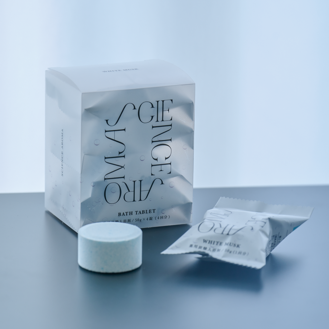 ホワイトムスク|バスタブレット 4pcs